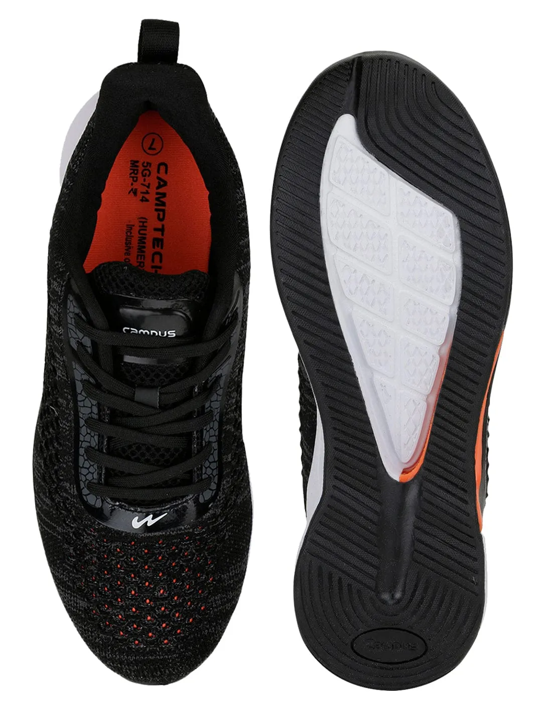 HUMMER Black Men's Running Shoes