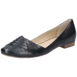 Hush Puppies Black Marley Ballerina Slip On Shoes