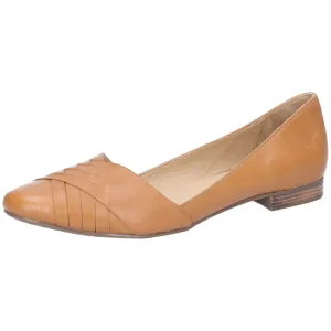 Hush Puppies Tan Marley Ballerina Slip On Shoes