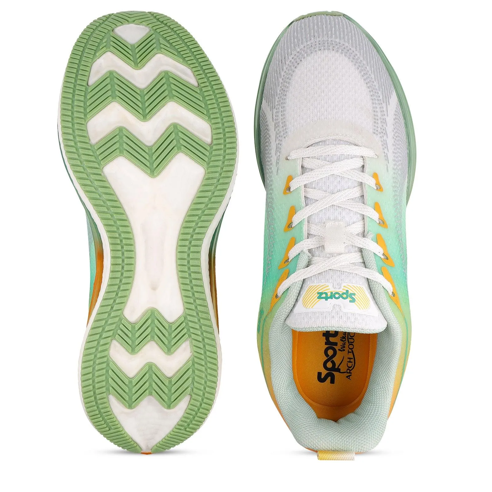 HYFLEX Men's Lace-up Sports Shoe - WS9150 Mustard Green