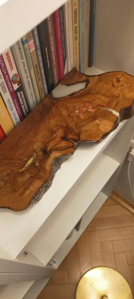 Koifish in resin, gift for friend, Aquarium Look, Housewarming gift