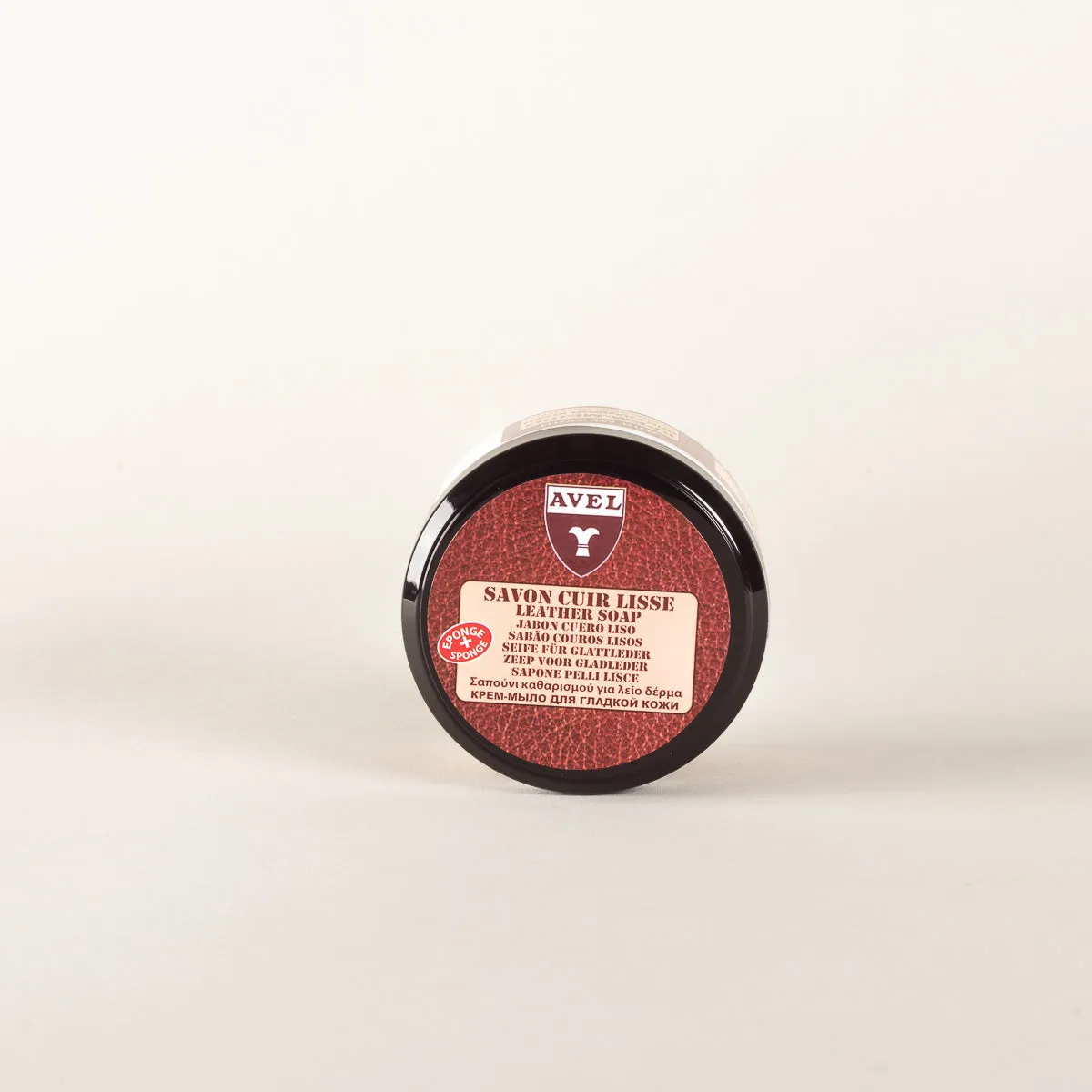 Leather cleaning soap