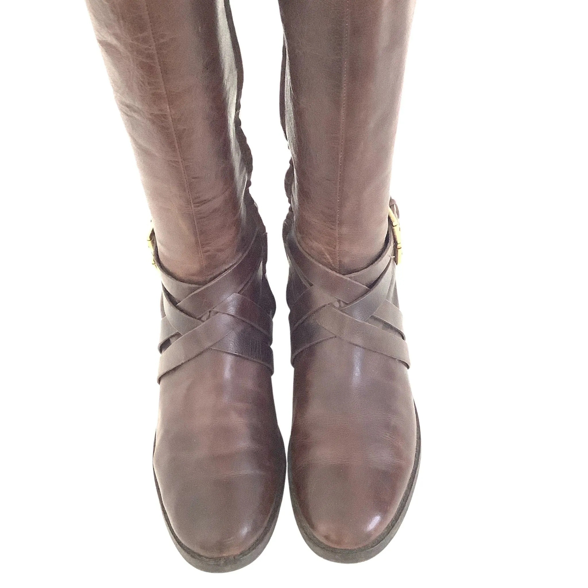 Leather Riding Style Boots