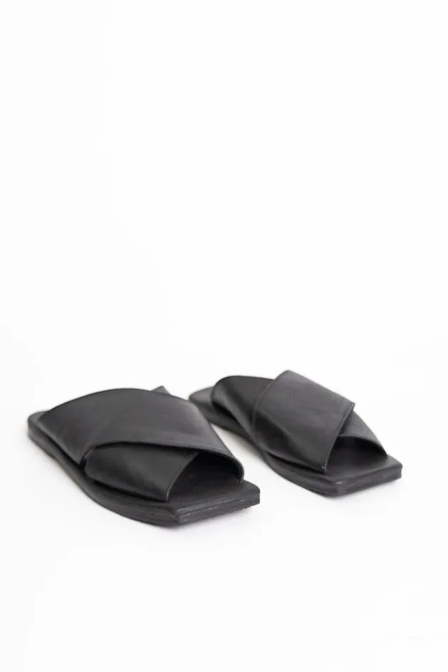 Megan Square Toe Cross Slides - CLOSING DOWN SALE 50% OFF