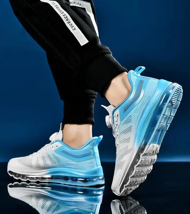 Men's Air Cushion Rotating Buckle Running Shoes