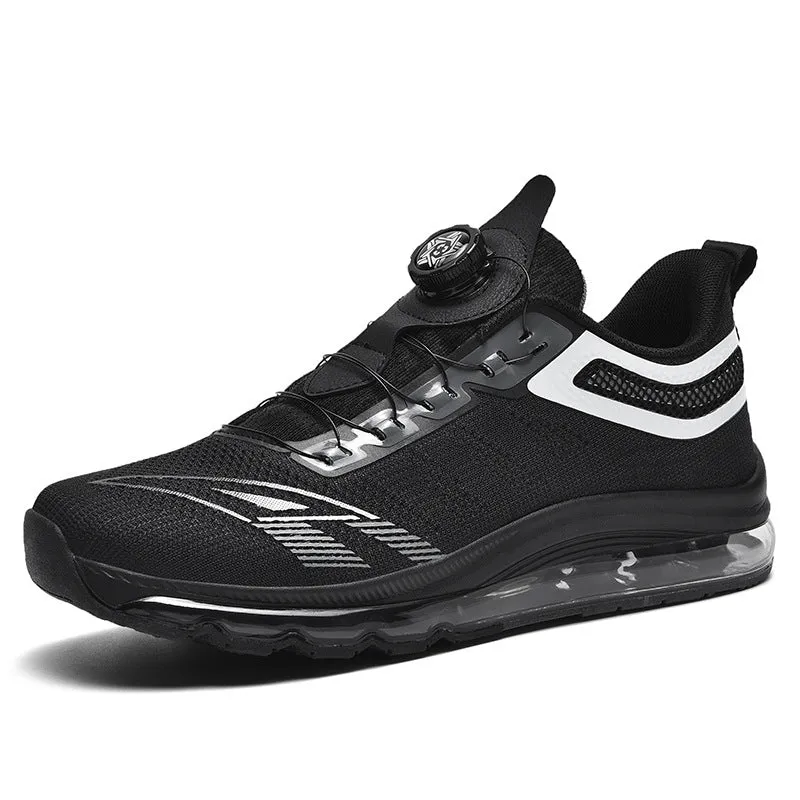 Men's Air Cushion Rotating Buckle Running Shoes