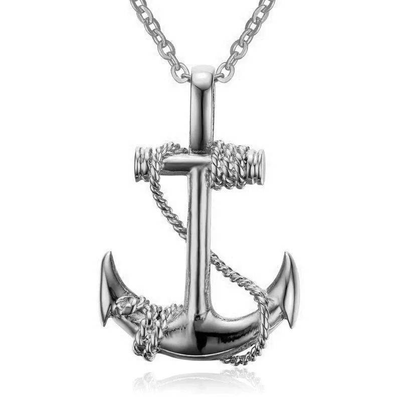 Men's Black Metal Arrow Pendant Necklace - Punk POP Cross Chain Accessory