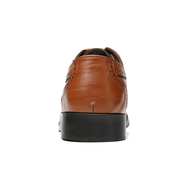 Men's Lightweight Breathable Leather Shoes