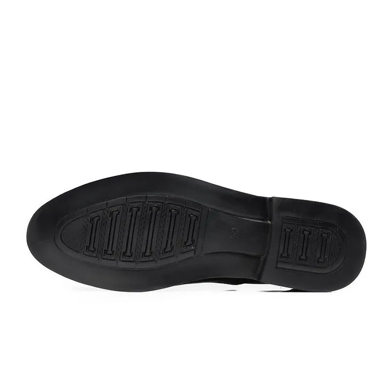 Men's Lightweight Breathable Leather Shoes