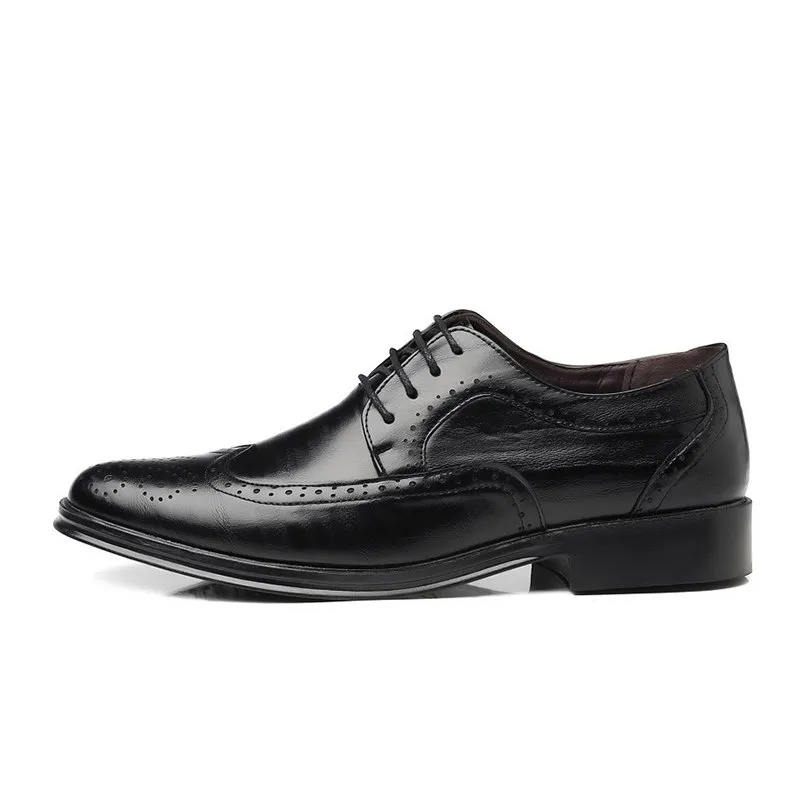 Men's Lightweight Breathable Leather Shoes