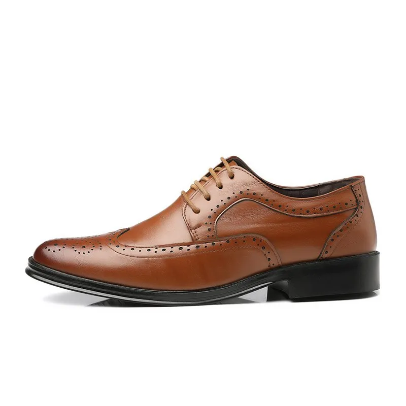 Men's Lightweight Breathable Leather Shoes