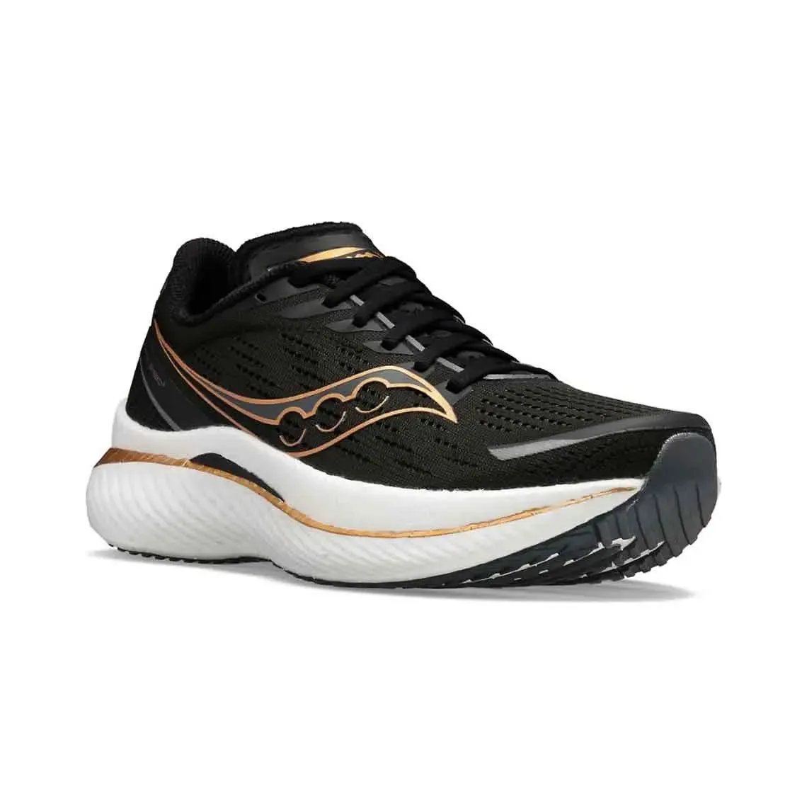 Mens Saucony Endorphin Speed 3 (Wide) - Black / Goldstruck