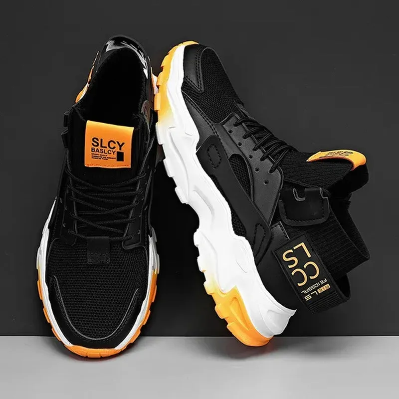 Men'S Sports Shoes High Top Shoes Casual Sneakers Jogging Walking Shoes Athletic Running Shoes for Men Large Size Eu 39~47
