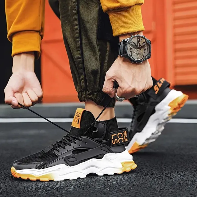 Men'S Sports Shoes High Top Shoes Casual Sneakers Jogging Walking Shoes Athletic Running Shoes for Men Large Size Eu 39~47