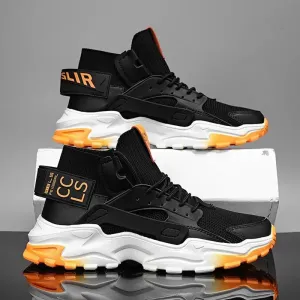 Men'S Sports Shoes High Top Shoes Casual Sneakers Jogging Walking Shoes Athletic Running Shoes for Men Large Size Eu 39~47