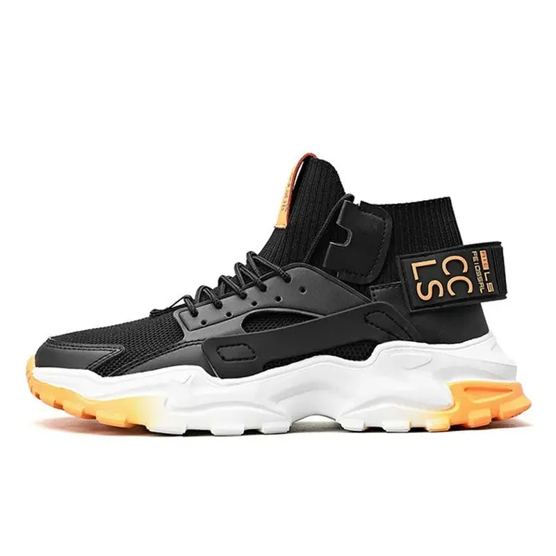 Men'S Sports Shoes High Top Shoes Casual Sneakers Jogging Walking Shoes Athletic Running Shoes for Men Large Size Eu 39~47