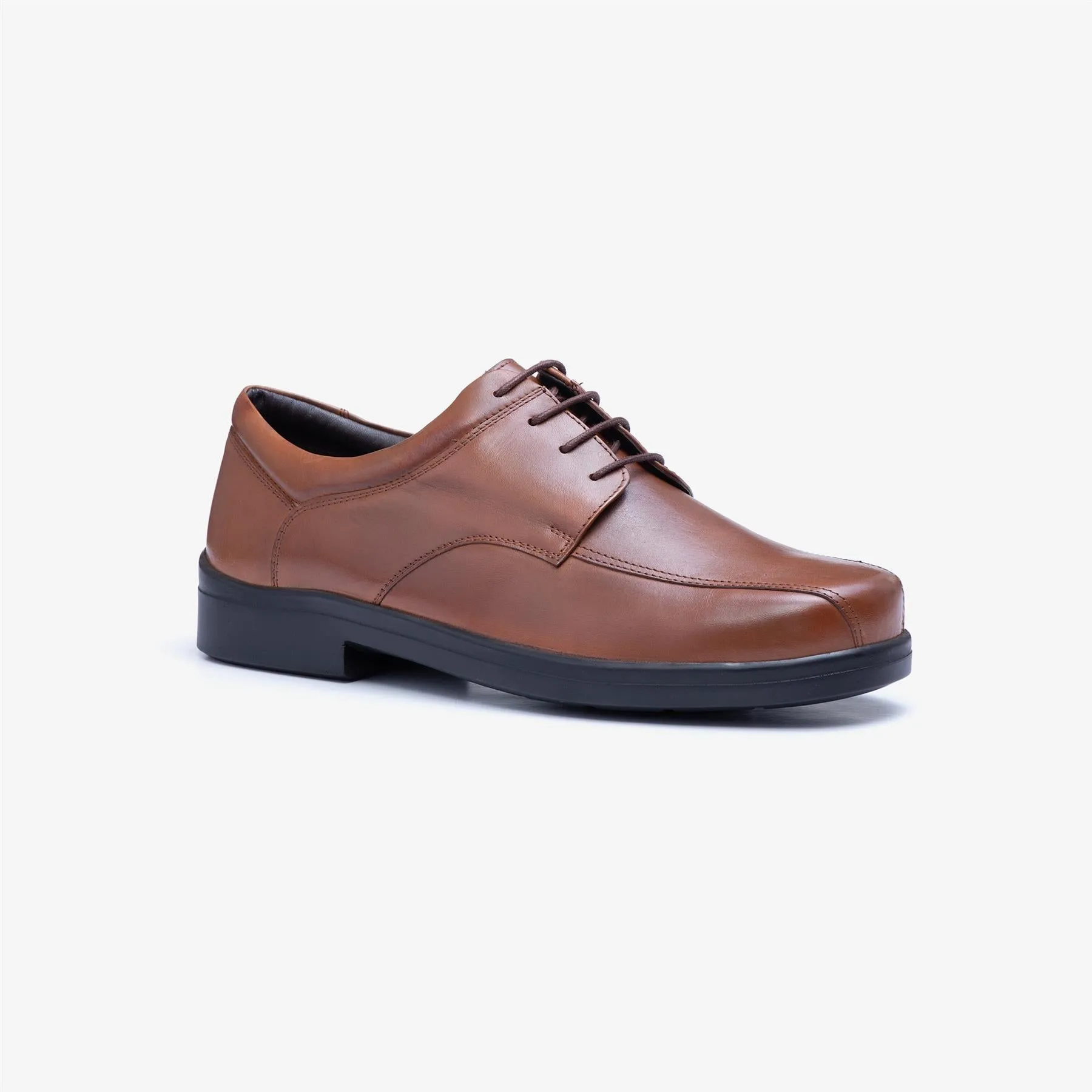Mens Wide Fit Tredd Well Holmes Lace Shoes - Tan