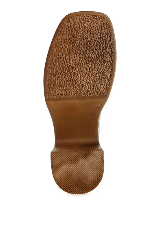Metallic Pleather Clog Sandals