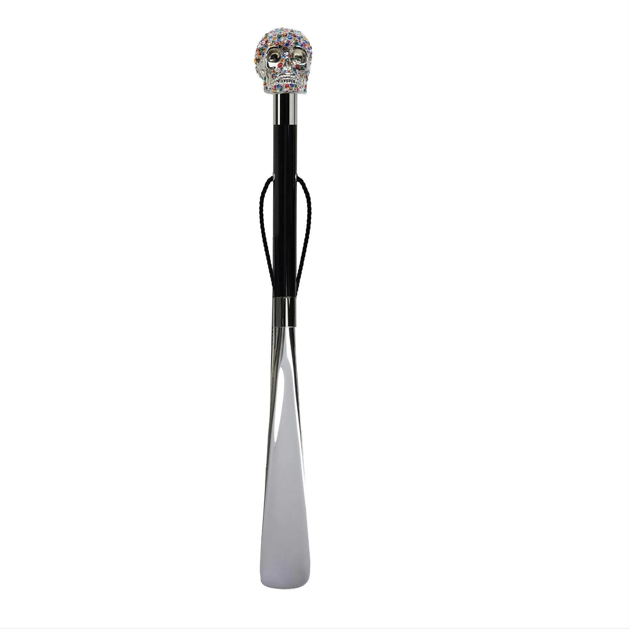 Multicolor Swarovski Skull Shoehorn