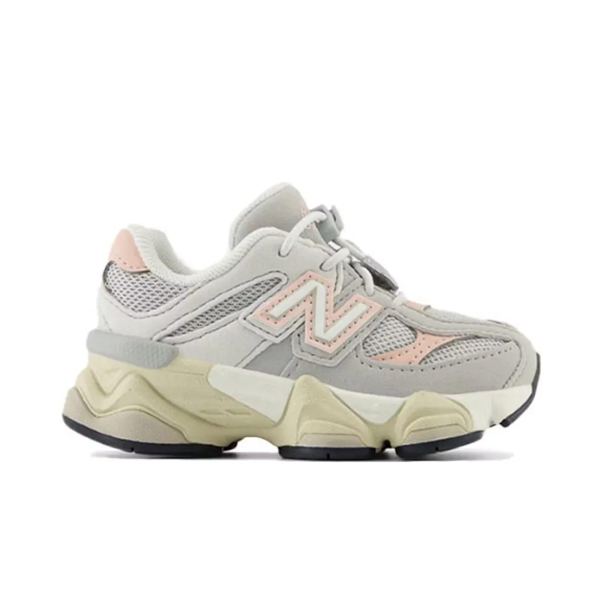New Balance Infants 9060 Running Sneakers IV9060EL Grey Matter/Pink Haze