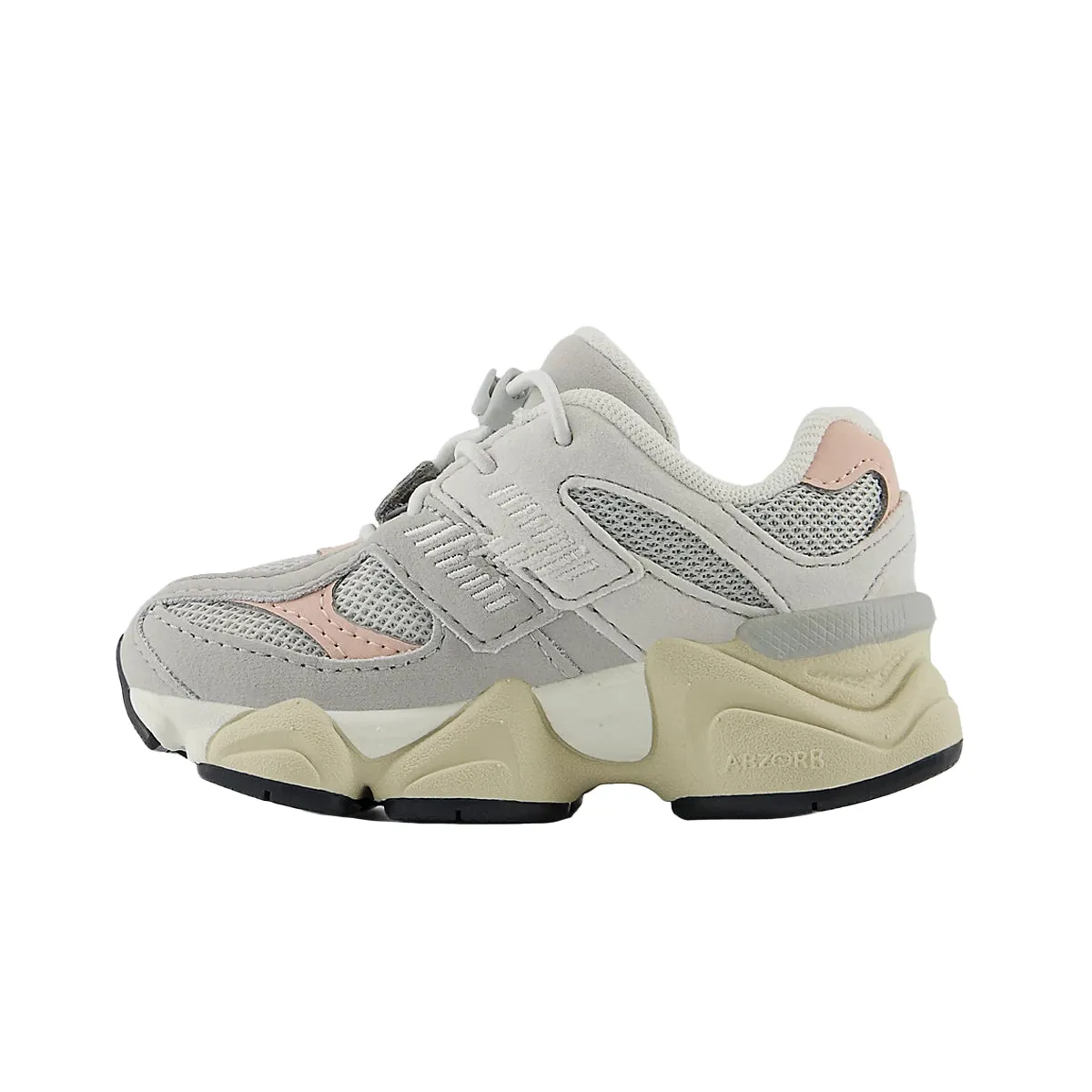 New Balance Infants 9060 Running Sneakers IV9060EL Grey Matter/Pink Haze