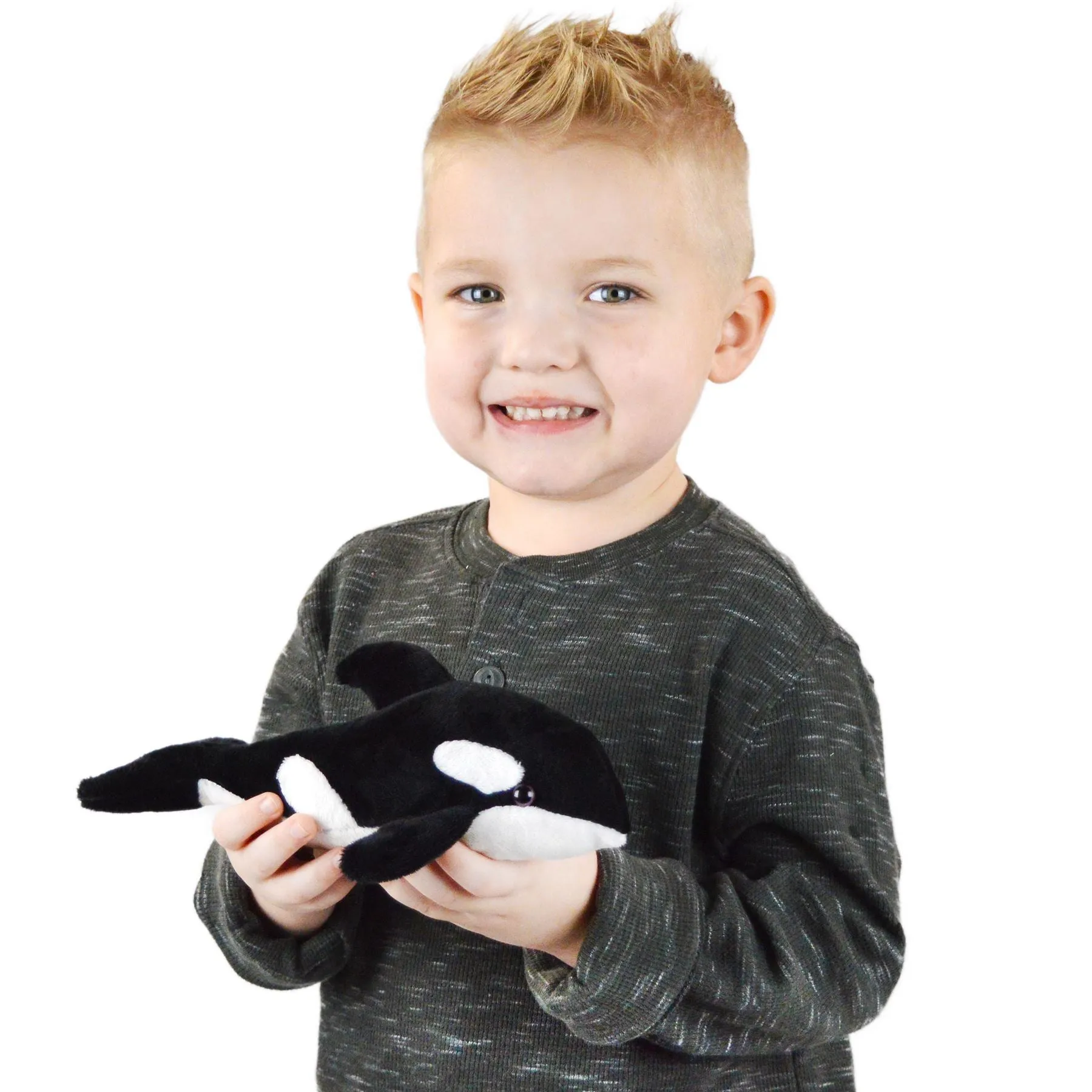 Owen the Baby Orca | 9 Inch Stuffed Animal Plush | By TigerHart Toys
