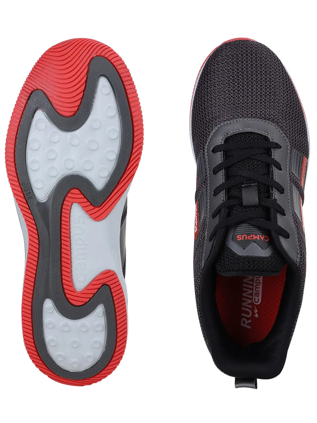 PLATEUE Grey Men's Running Shoes