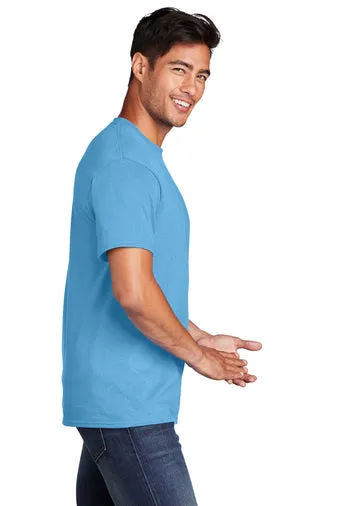 Port & Company® Core Cotton Tee - Aquatic Blue