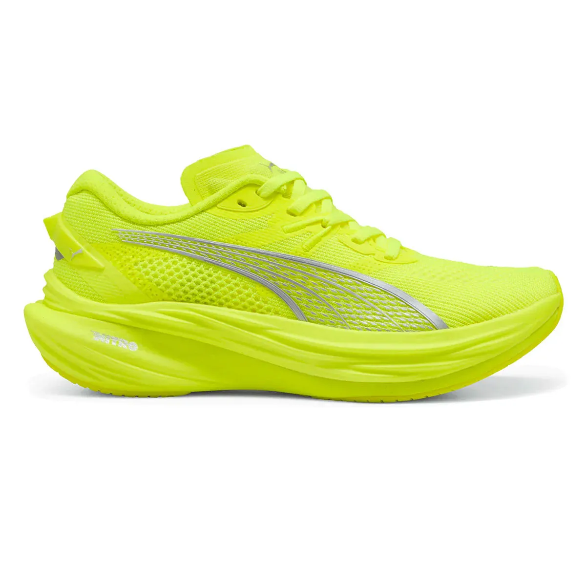 Puma Deviate Nitro 3 Running Shoes - Womens - Yellow Alert/Silver