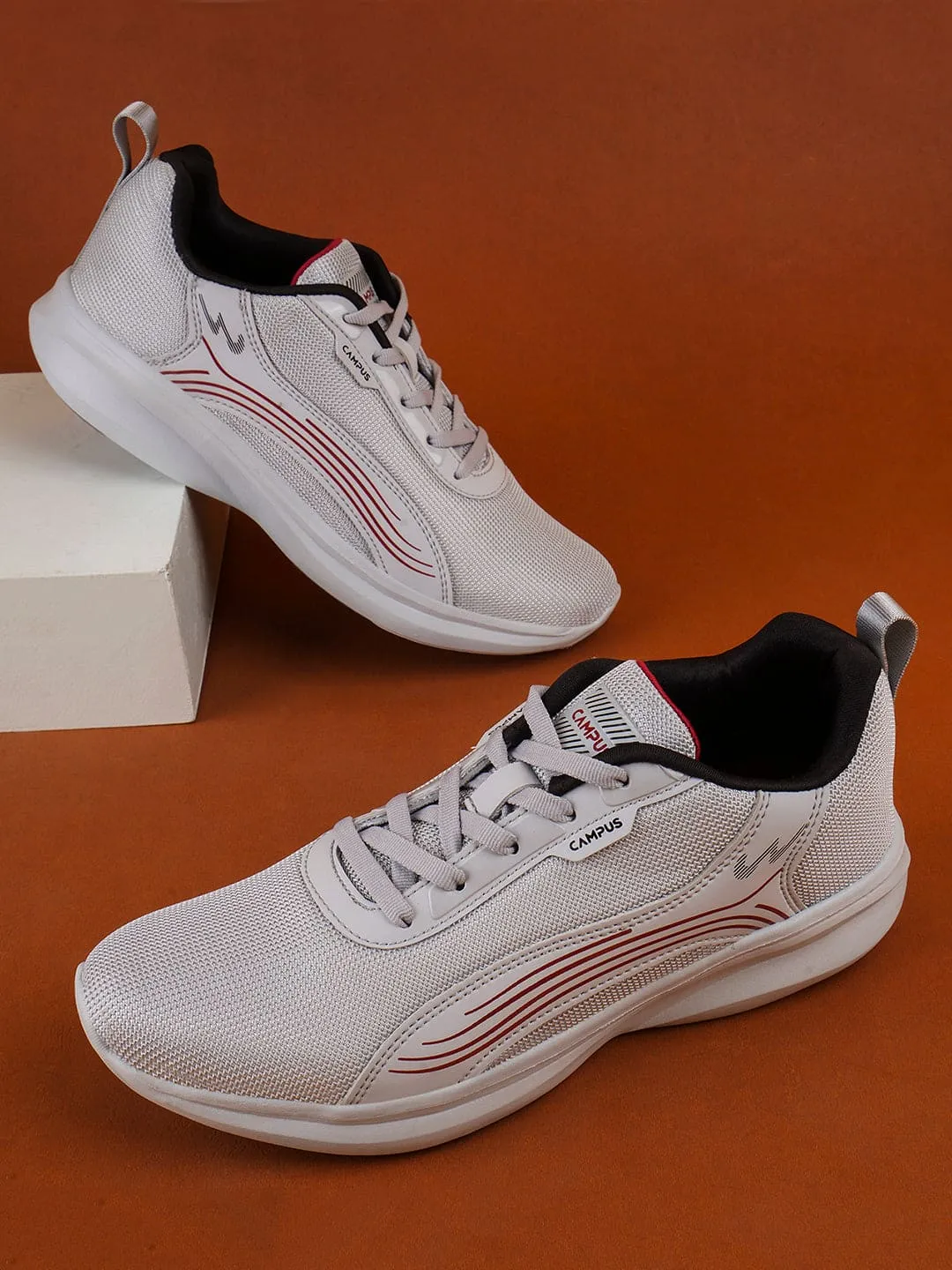 RUSH Grey Men's Running Shoes