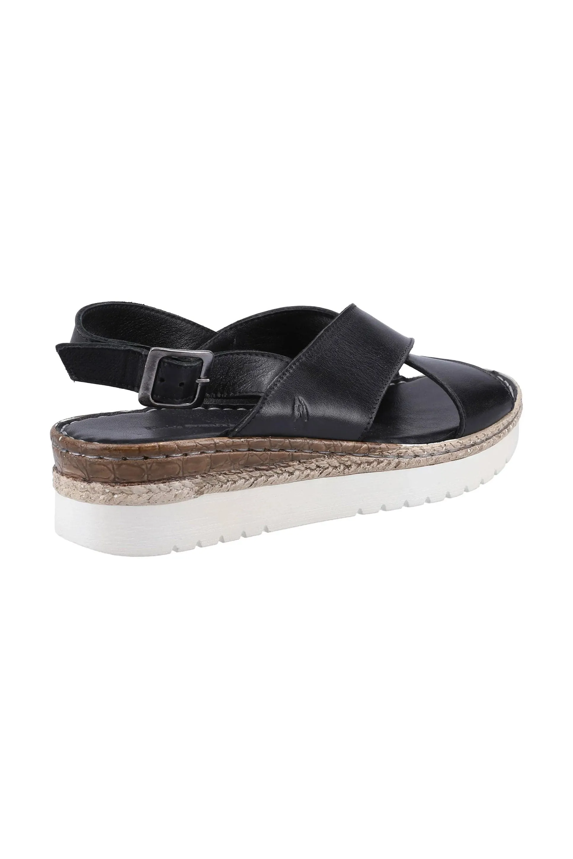 Saphira Crossover Wedges - Black