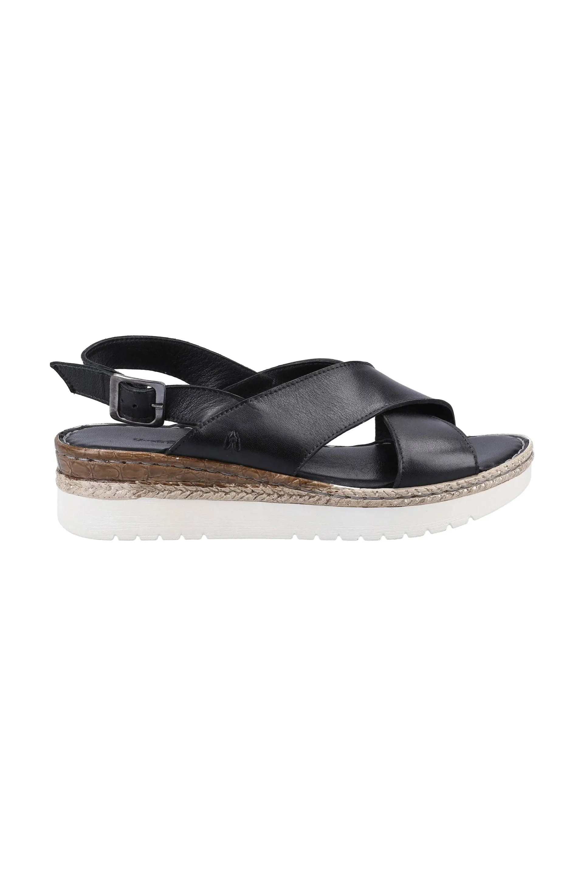 Saphira Crossover Wedges - Black