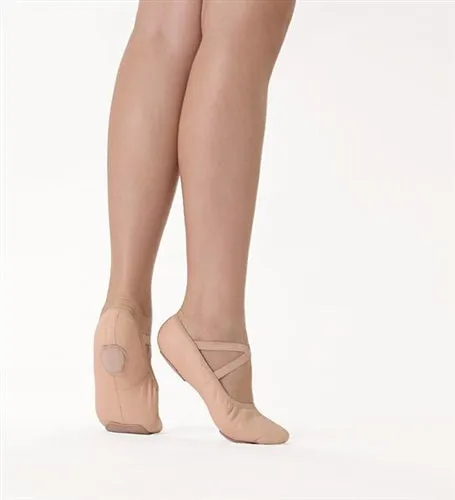 So Danca Child Split Sole Leather Ballet Shoe without Drawstring
