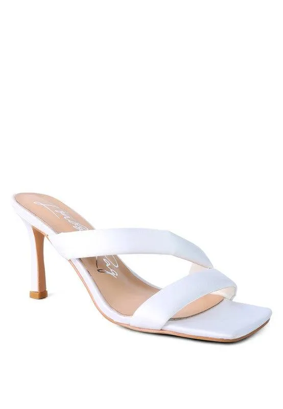 Spice Up Cross Strap Heels