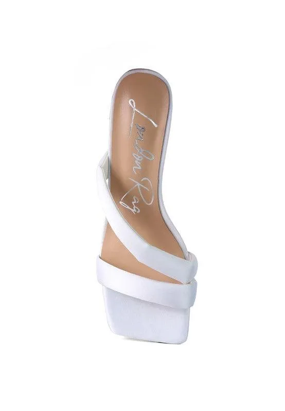 Spice Up Cross Strap Heels