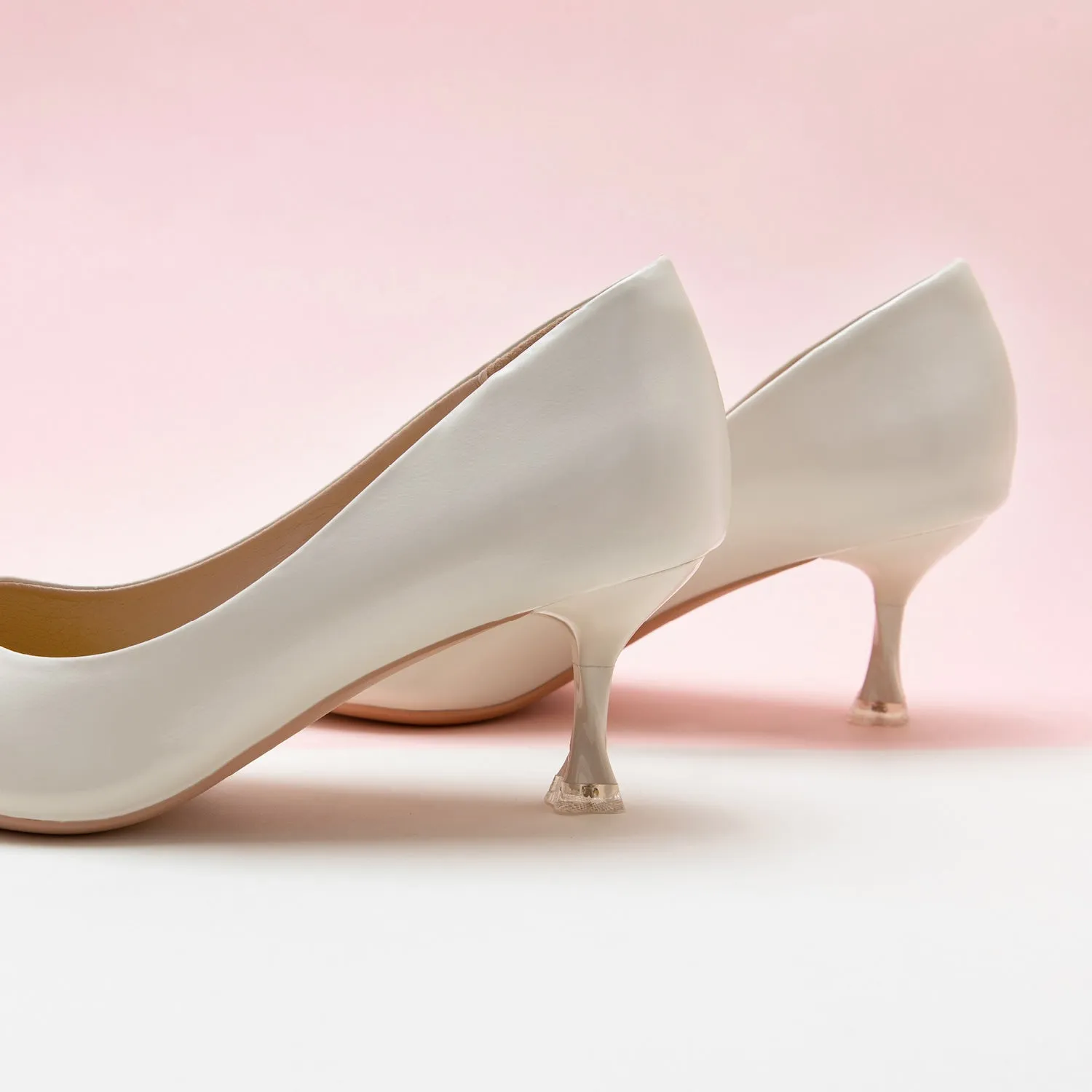 Spiral Kitten Heel Pumps (Anna)