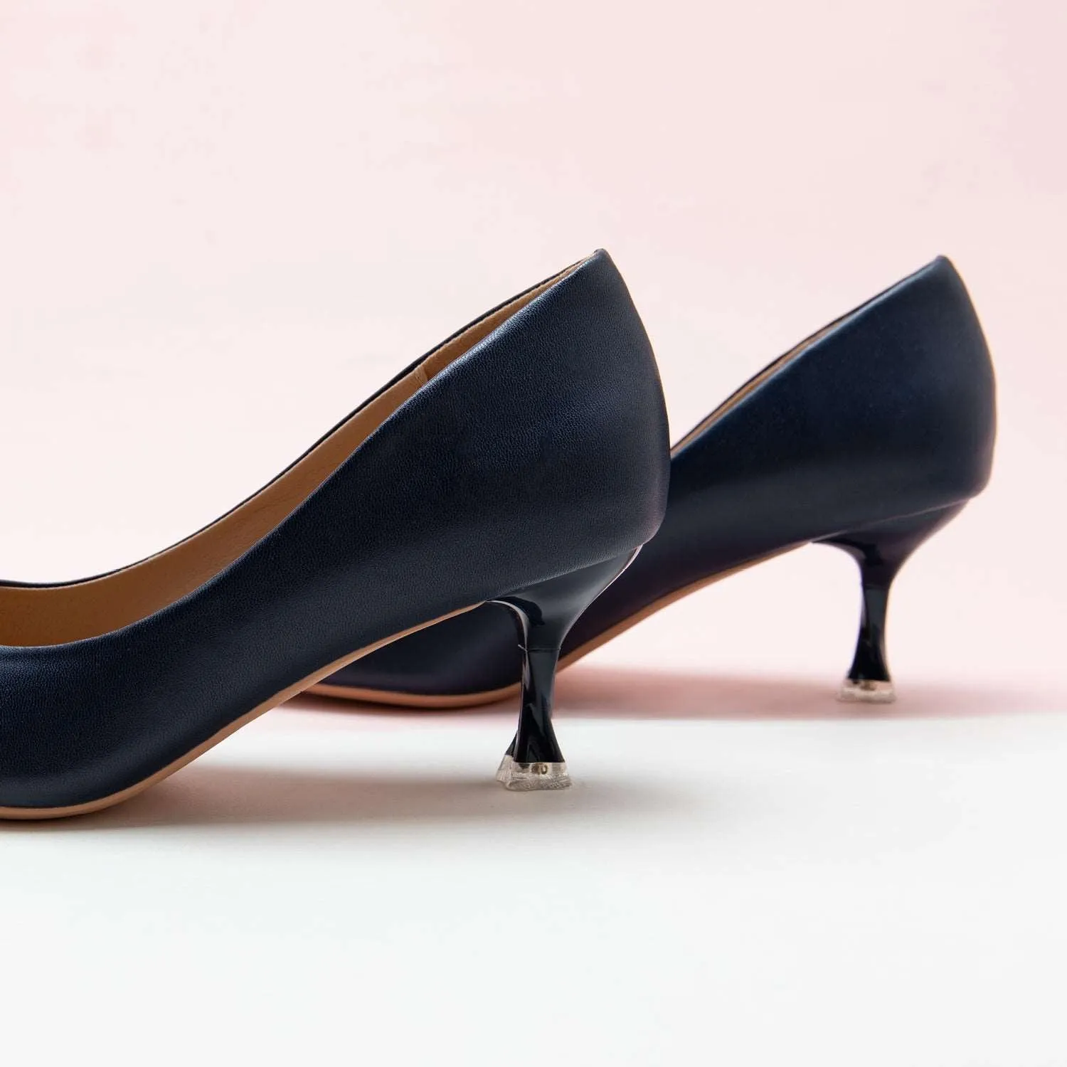 Spiral Kitten Heel Pumps (Anna)