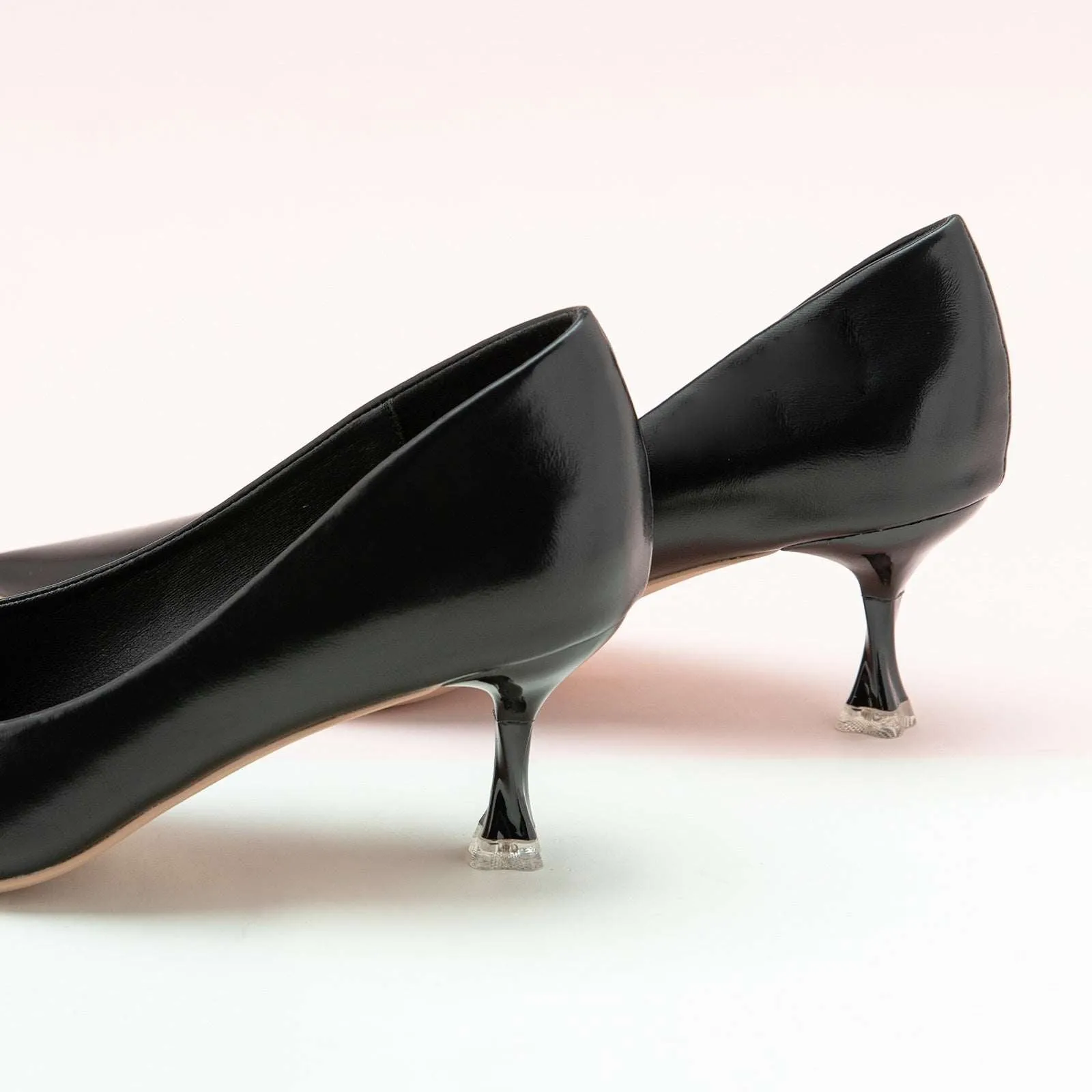 Spiral Kitten Heel Pumps (Anna)