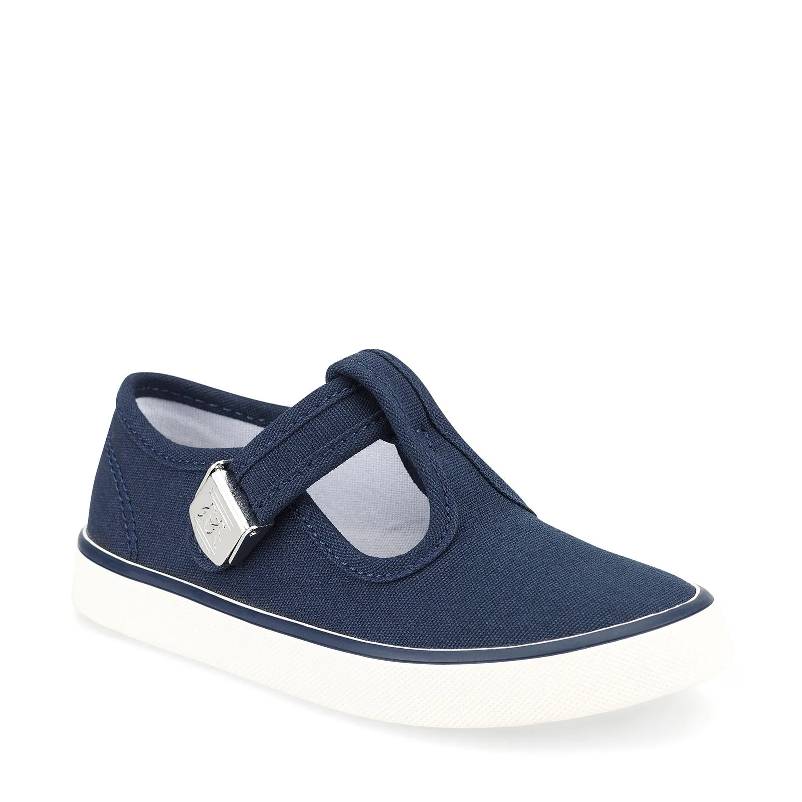 Start-Rite Treasure Navy T-Bar Canvas