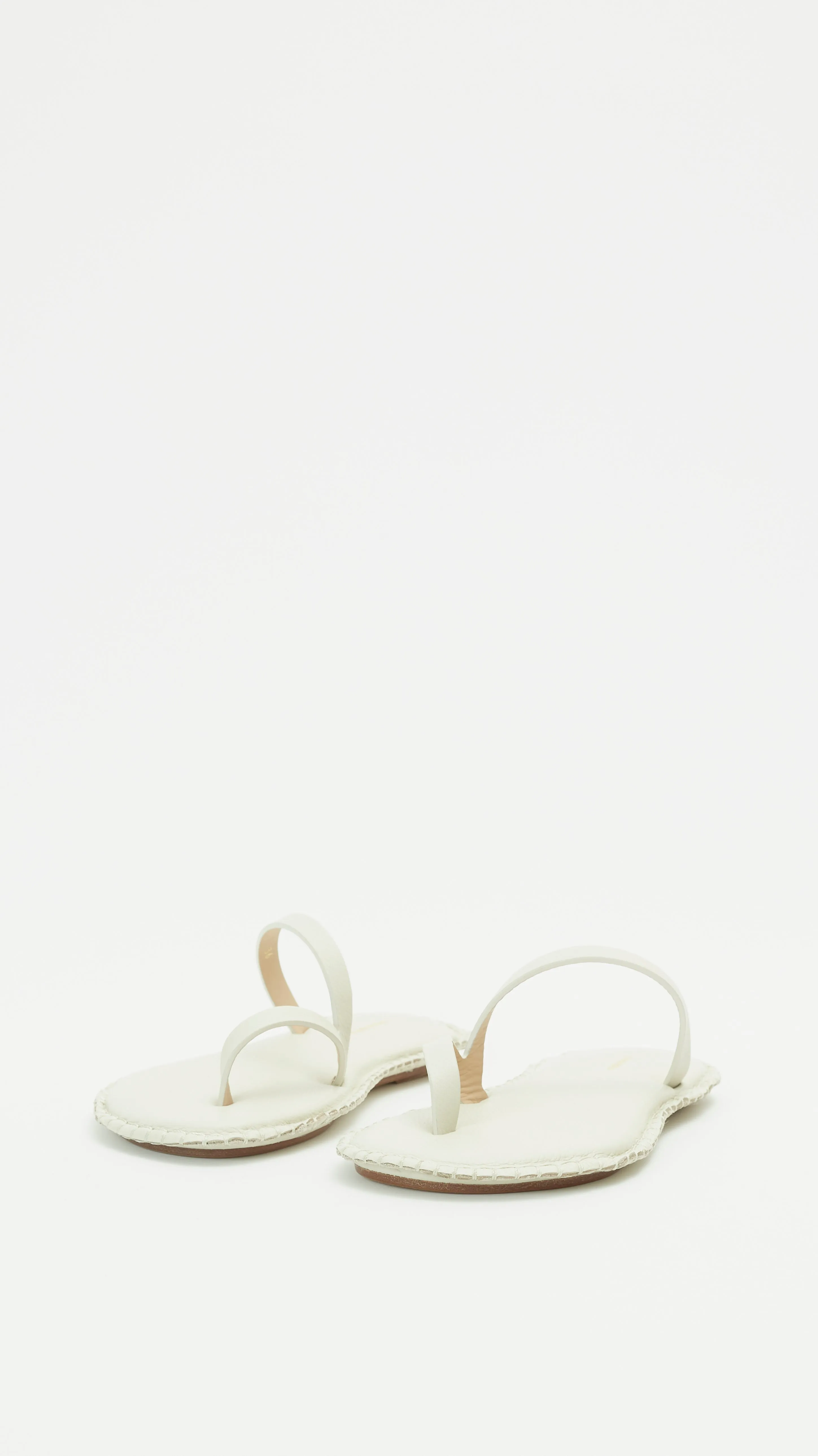 Strappy Sandals in Ivory