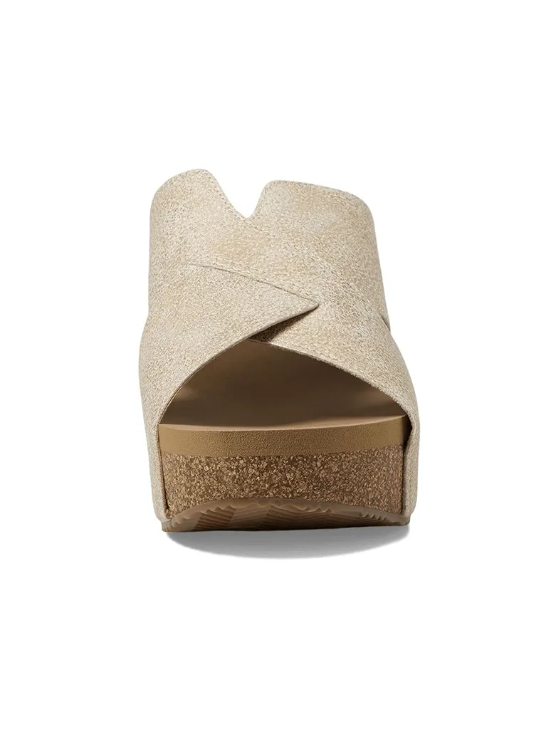 Volatile Firefly Wedge Sandal in Gold