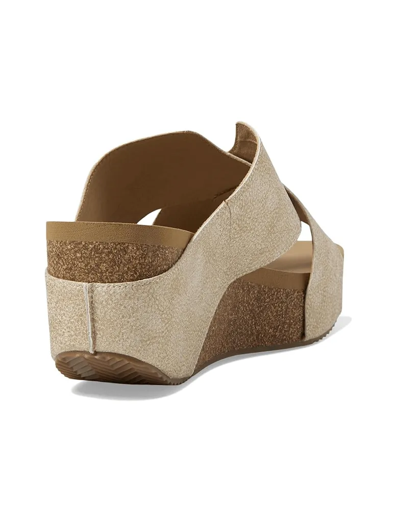 Volatile Firefly Wedge Sandal in Gold