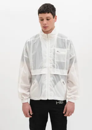 White & Transparent Lightweight Jacket