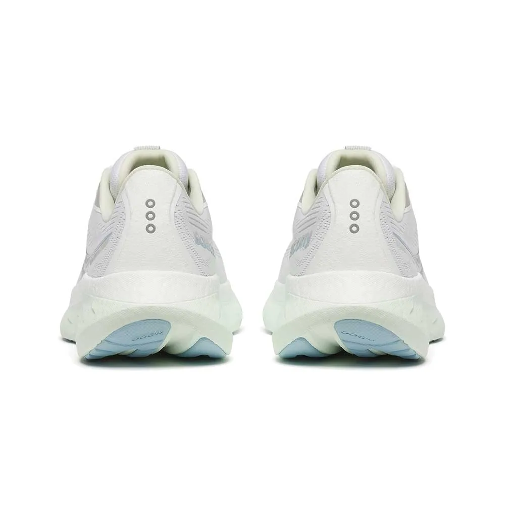 Women's Ride 18 Running Shoe - White/Lettuce - Regular (B)