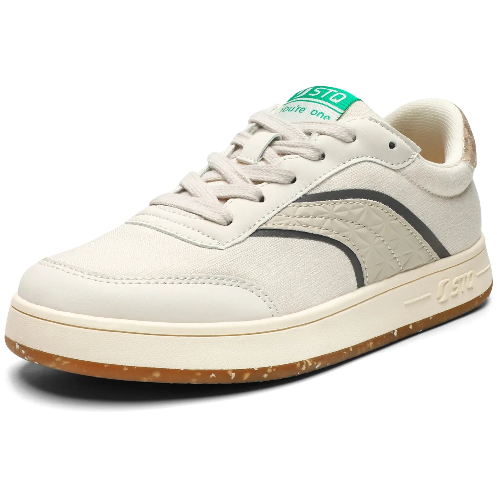 Women's Skate Shoes Lace Up Fashion Walking Sneakers Non Slip Comfortable Canvas Shoes
