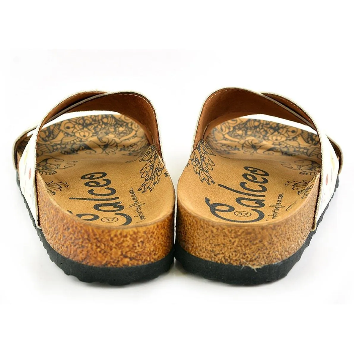 Yellow Leaf Cross-Strap Sandal CAL1107